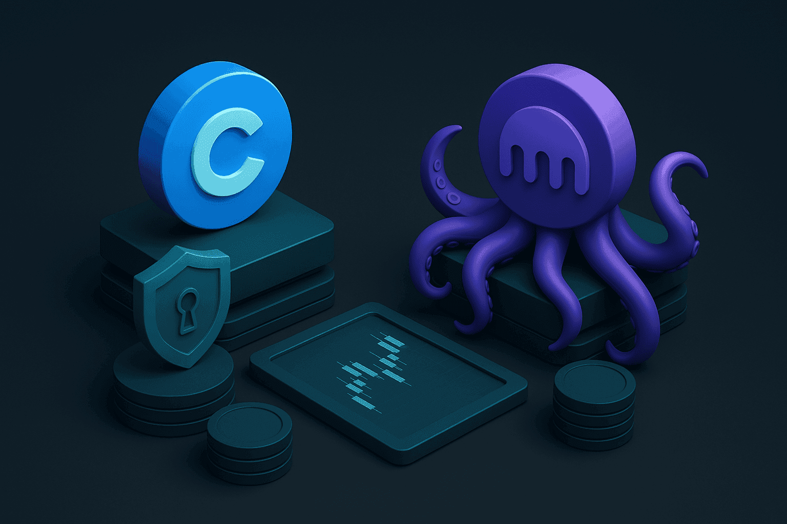 Coinbase vs Kraken 2026: Fees, Security & Features